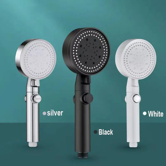 Multifunctional booster shower head with 5 modes